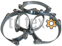 Хомут силовой двух болтовый 150-160мм td-tex.ru
