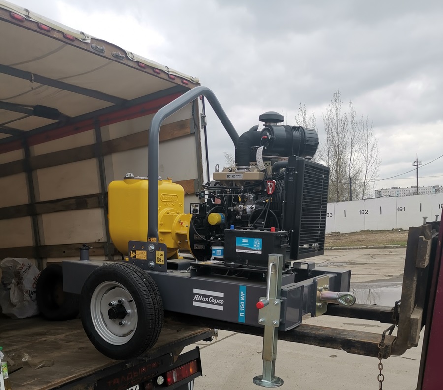 Наша компания продает мотопомпы Atlas Copco серии R 150WP. Наша компания продает мотопомпы Atlas Copco серии R 150WP.